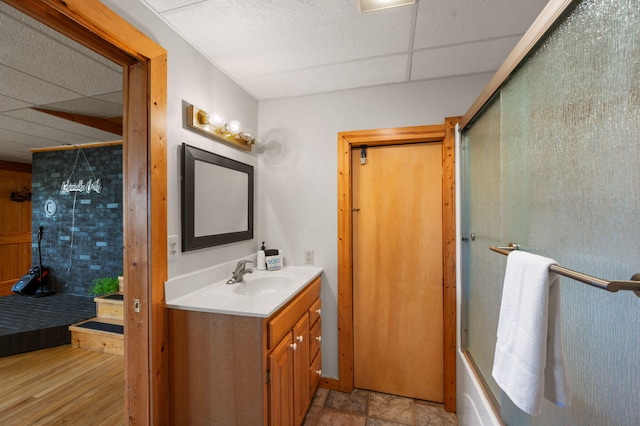 449 Lucerne Way, Gatlinburg, TN 37738 - full bathroom with a drop ceiling and vanity