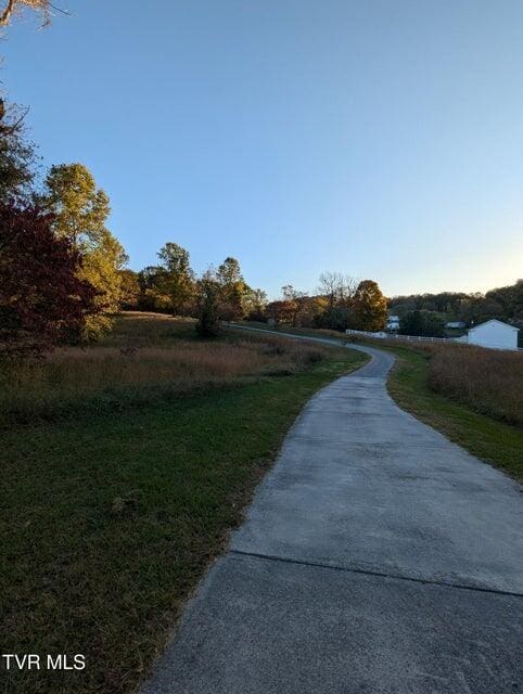 view of road