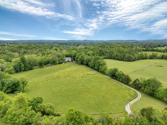 6525 Idumea Rd, Corryton, TN 37721 - aerial view of sparsely populated area featuring a heavily wooded area