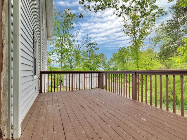 6525 Idumea Rd, Corryton, TN 37721 - view of wooden terrace