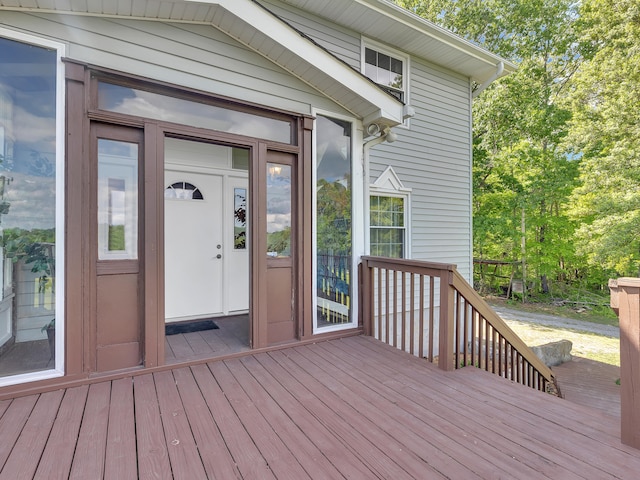 6525 Idumea Rd, Corryton, TN 37721 - view of wooden deck