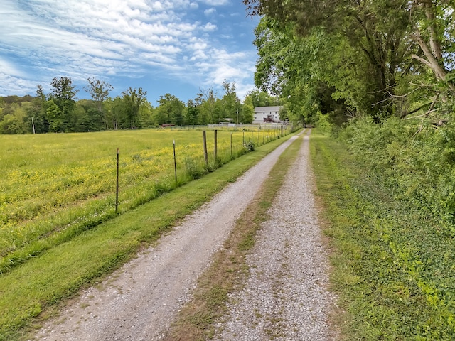 6525 Idumea Rd, Corryton, TN 37721 - view of dirt / gravel driveway with a view of rural / pastoral area
