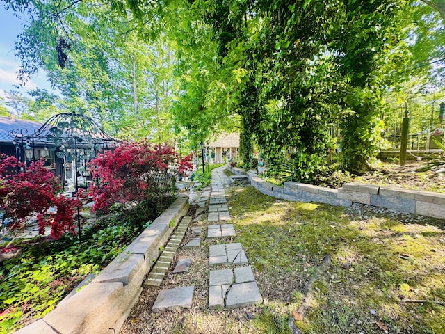 view of yard