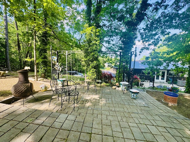 view of patio
