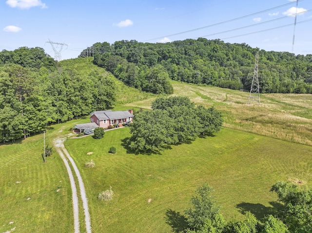 10741 Rutledge Pike, Blaine, TN 37709 - view from above of property with a forest