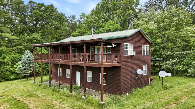 4750 Laws Rd, Del Rio, TN 37727 - rustic home featuring cooling unit