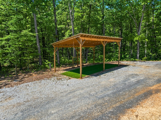 1670 Bays Mountain Rd, New Market, TN 37820 - surrounding community featuring a forest view and a detached carport