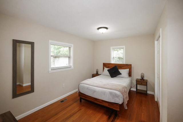 2368 Hall Rd, Dandridge, TN 37725 - bedroom with multiple windows and wood finished floors