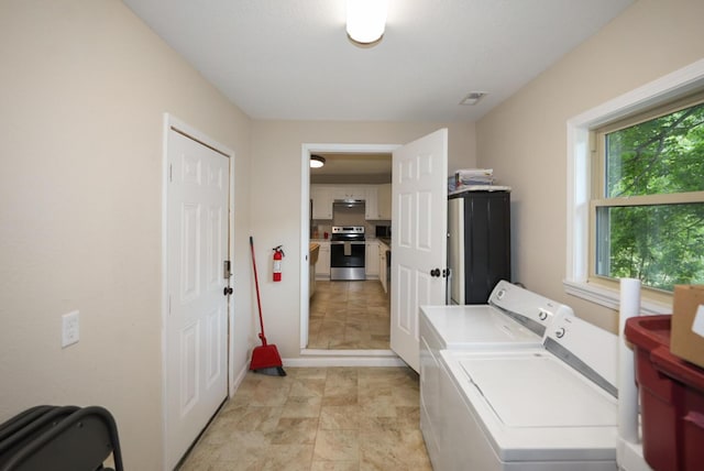 2368 Hall Rd, Dandridge, TN 37725 - laundry area with washer and dryer