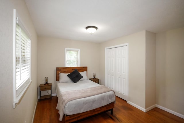 2368 Hall Rd, Dandridge, TN 37725 - bedroom featuring wood finished floors and a closet