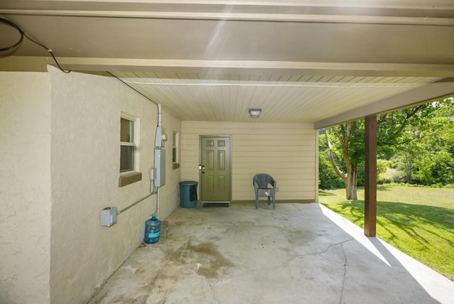 2368 Hall Rd, Dandridge, TN 37725 - view of patio featuring a carport