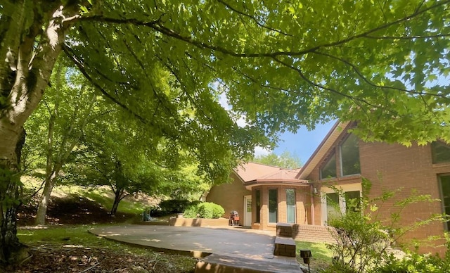 exterior space with a patio