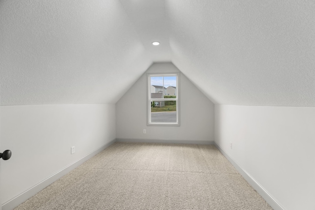 2490 Stream View Ln, Morristown, TN 37814 - bonus room with lofted ceiling, carpet, and a textured ceiling