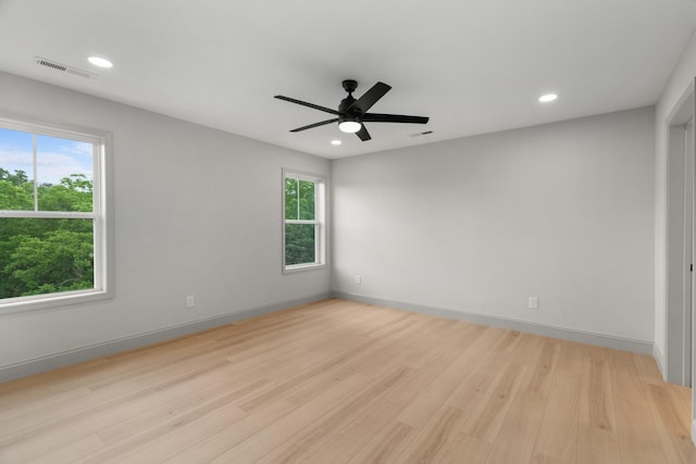 2490 Stream View Ln, Morristown, TN 37814 - unfurnished room featuring wood finished floors, recessed lighting, and ceiling fan