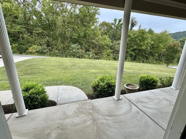 exterior space featuring a patio area