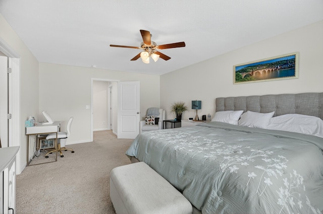 3059 Berna Way, Morristown, TN 37814 - carpeted bedroom featuring a desk and ceiling fan