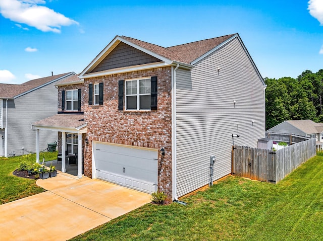 3059 Berna Way, Morristown, TN 37814 - traditional-style house featuring a garage, driveway, brick siding, and a shingled roof