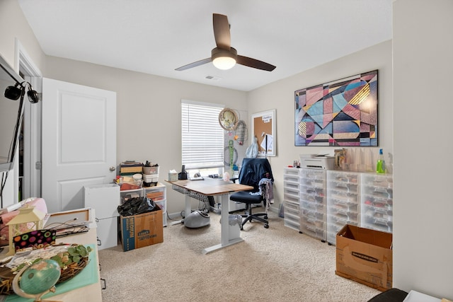 3059 Berna Way, Morristown, TN 37814 - carpeted office space with ceiling fan