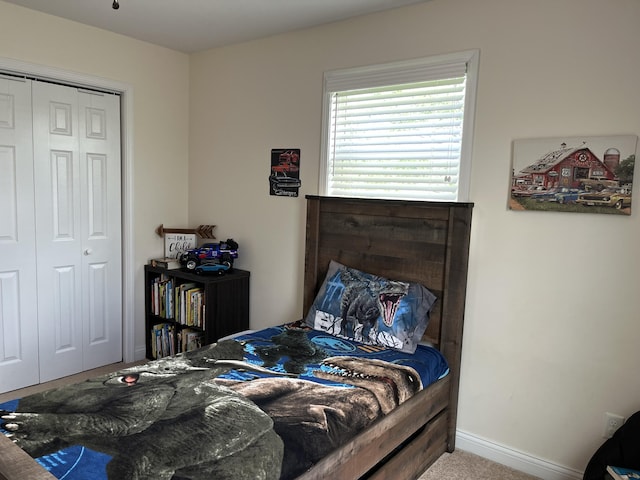 122 Florence Cir, Dandridge, TN 37725 - carpeted bedroom with a closet and baseboards
