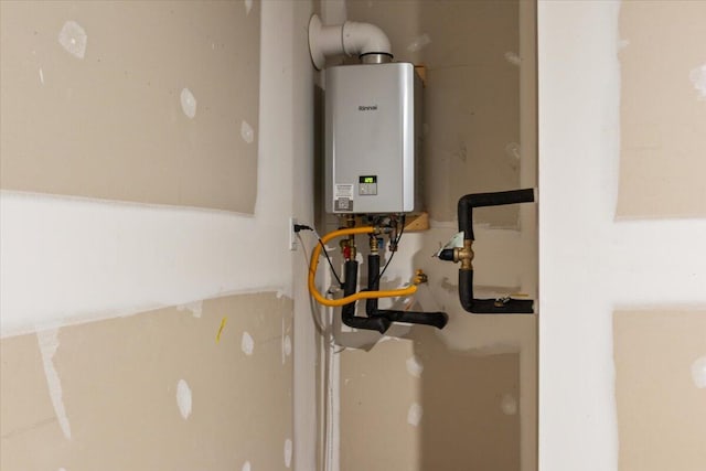 utilities with tankless water heater
