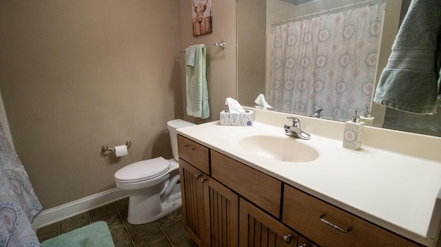 976 Bridgeview Hills Dr, Dandridge, TN 37725 - full bathroom featuring vanity, tile patterned flooring, and a shower with shower curtain