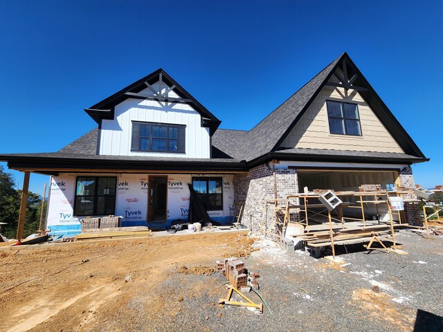 view of property in mid-construction