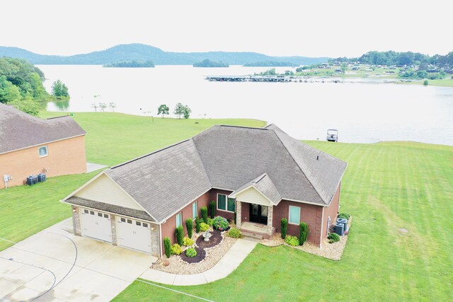 558 Peninsula Pt, Rutledge, TN 37861 - aerial view of property and surrounding area featuring a nearby body of water