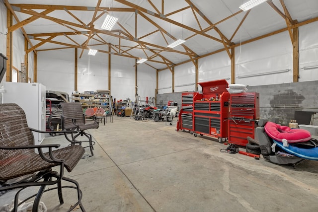 792 Hopper Blf, Rutledge, TN 37861 - garage featuring freestanding refrigerator