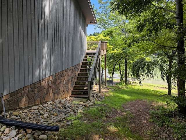 792 Hopper Blf, Rutledge, TN 37861 - view of side of property with stairs and a lawn