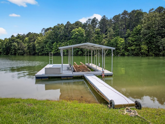 792 Hopper Blf, Rutledge, TN 37861 - dock area with a water view and a forest view