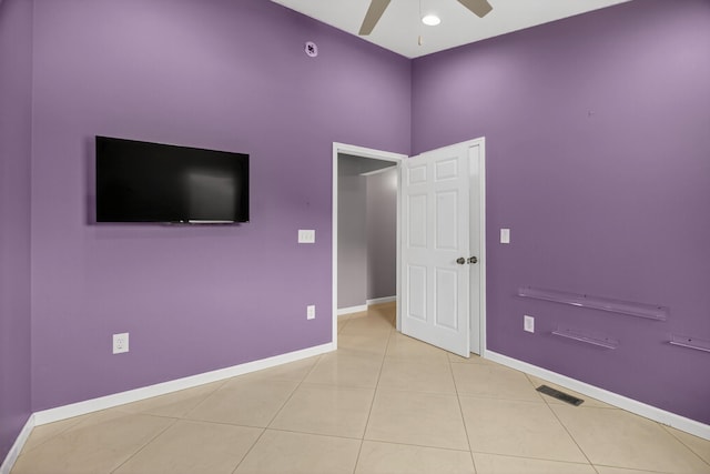 792 Hopper Blf, Rutledge, TN 37861 - unfurnished room with ceiling fan and light tile patterned floors