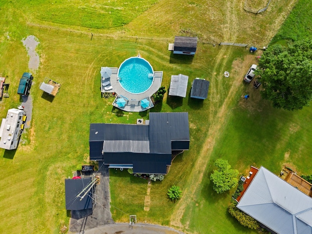 1438 Shannons Little Mtn Rd, Morristown, TN 37814 - bird's eye view of a pool