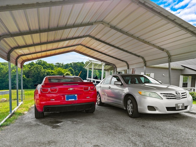 1438 Shannons Little Mtn Rd, Morristown, TN 37814 - view of parking / parking lot with a carport