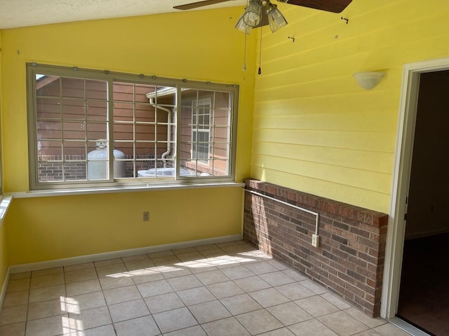 1412 Secreretariat Dr, Morristown, TN 37814 - unfurnished sunroom with ceiling fan and vaulted ceiling