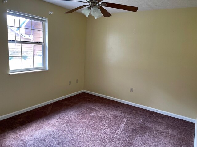1412 Secreretariat Dr, Morristown, TN 37814 - carpeted empty room with healthy amount of natural light, a ceiling fan, and baseboards