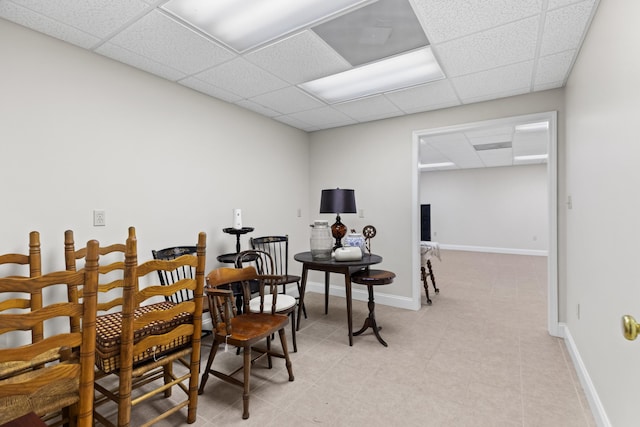 5704 Long Creek Rd, Morristown, TN 37813 - sitting room with a paneled ceiling and baseboards