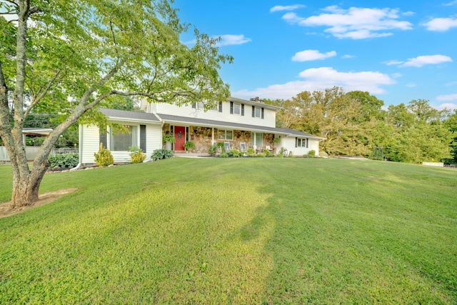 1216 Winding Dr, Sevierville, TN 37876 - view of front of house featuring a front yard and a porch
