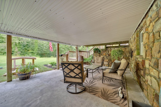 1216 Winding Dr, Sevierville, TN 37876 - view of patio
