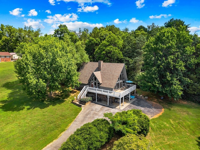 1116 Patterson St, Dandridge, TN 37725 - view from above of property