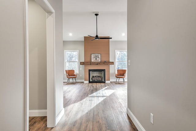 518 Deborahs Way, Greeneville, TN 37743 - kitchen with appliances with stainless steel finishes, dark wood-type flooring, recessed lighting, decorative backsplash, and light stone countertops