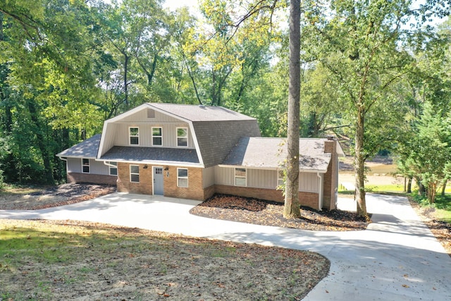 view of front of home