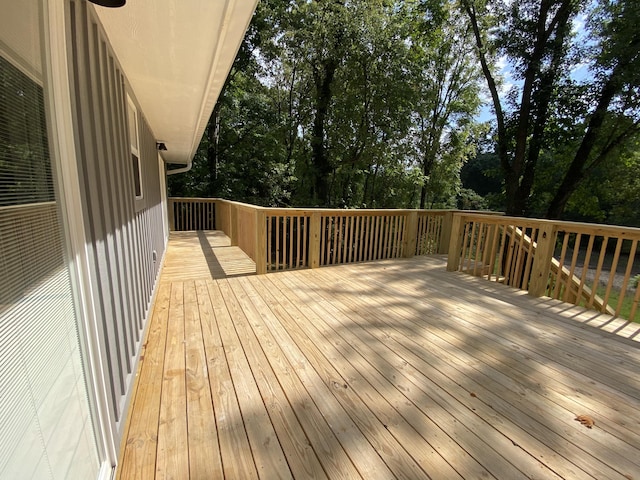 view of deck