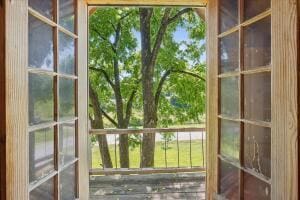 entryway with french doors