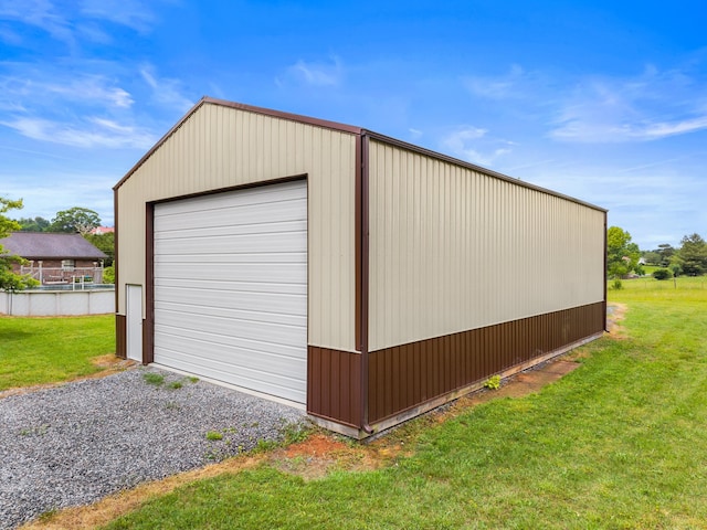 4715/4685 Old Kentucky Rd, Morristown, TN 37814 - detached garage featuring gravel driveway