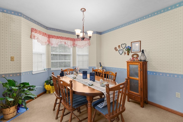 4715/4685 Old Kentucky Rd, Morristown, TN 37814 - carpeted dining room with a chandelier