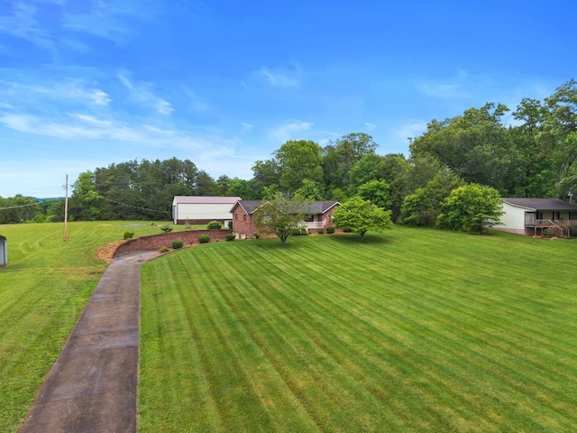 4715/4685 Old Kentucky Rd, Morristown, TN 37814 - view of green lawn with driveway