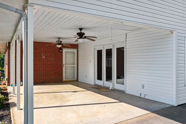 2757 Bethel Rd, Morristown, TN 37813 - view of patio featuring ceiling fan