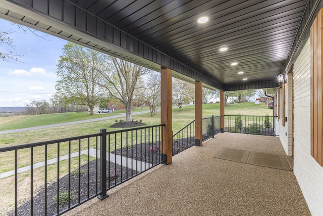 300 Victor Ln, Whitesburg, TN 37891 - view of patio featuring a porch