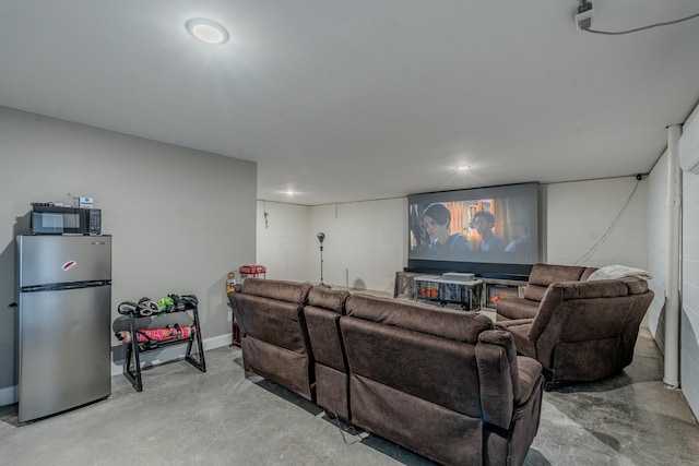 view of home theater room