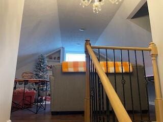 2115 Eastview Ave, Jefferson City, TN 37760 - stairway featuring vaulted ceiling